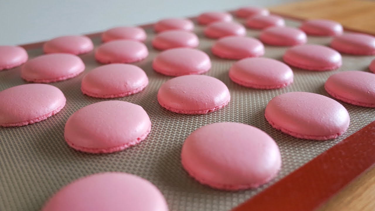 ［失敗知らず］いちごマカロンの作り方 | Macaron fraise［パティシエいにのレシピ］