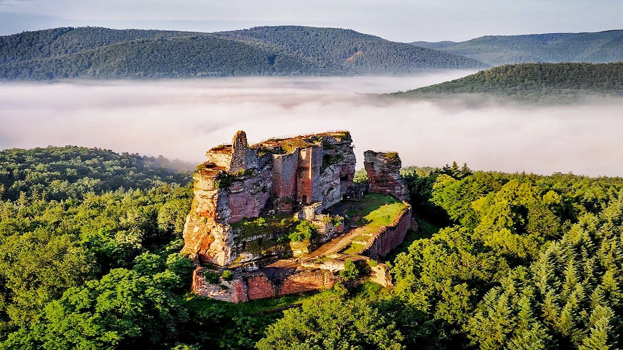 Mehrmals EINGENOMMEN durch FRANZOSEN - Burg Fleckenstein (Frankreich) #4k