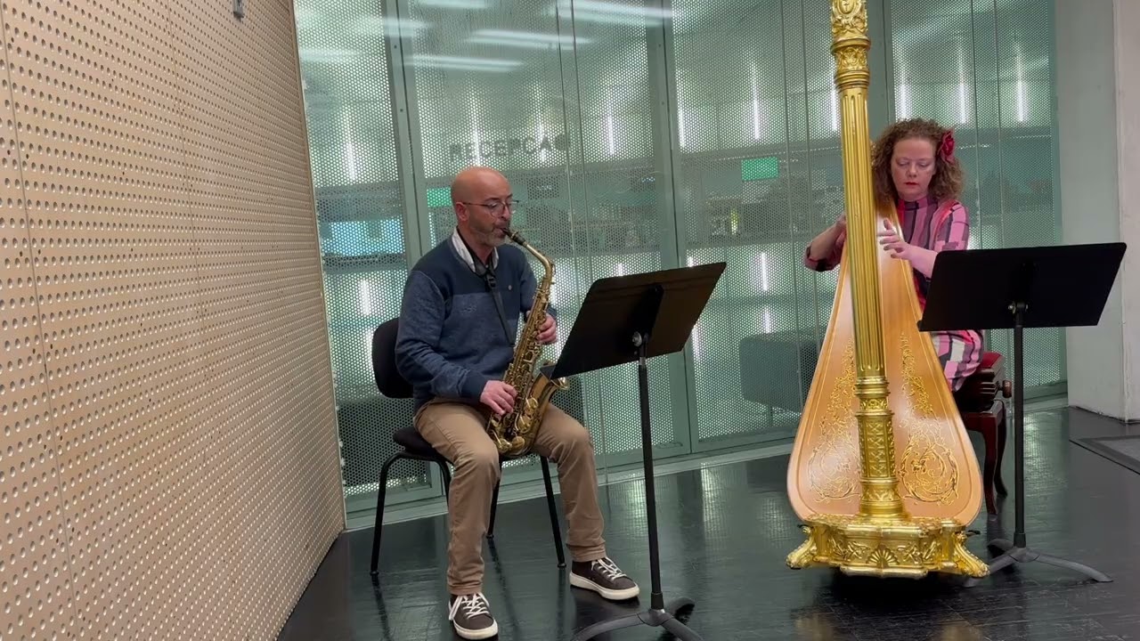 Joys of Wedlock - Irish Jig, for saxophone and harp