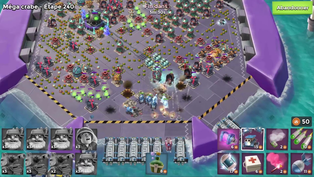 Boom beach #330 - Méga crabe express (Avril 2022) - Partie 4 (Etapes 191 à 240)