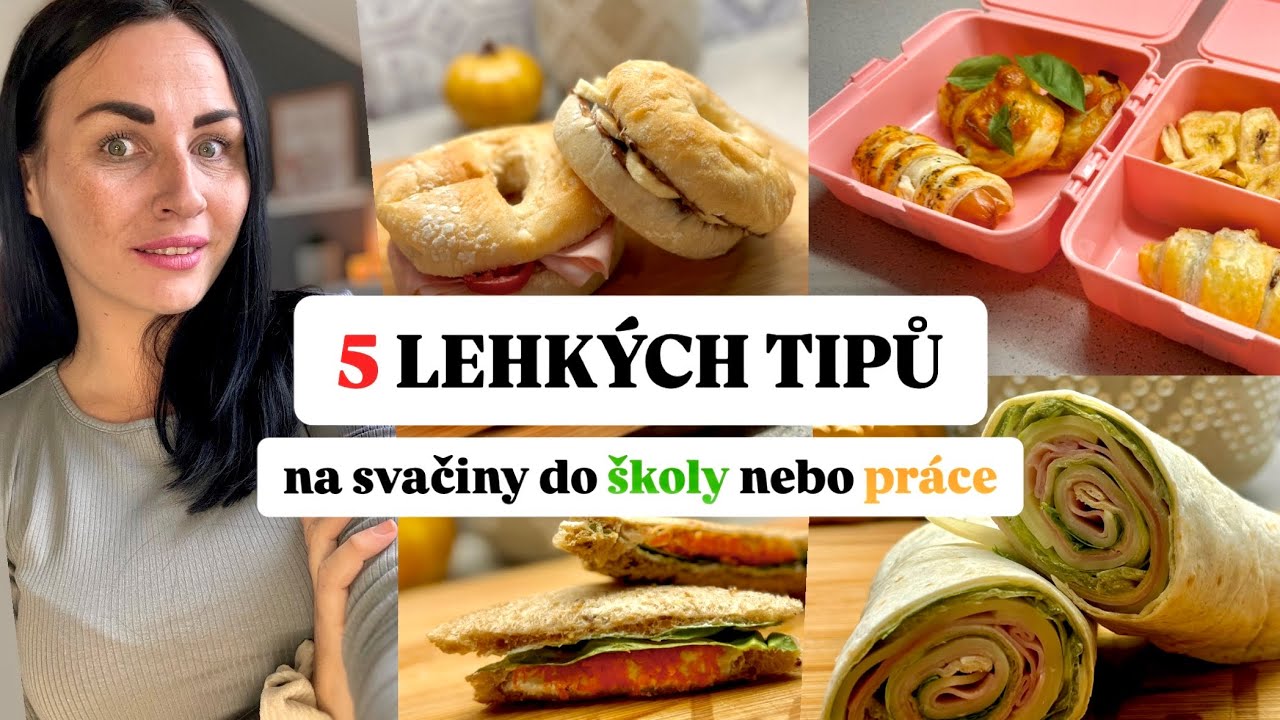 SVAČINY NA KAŽDÝ DEN DO ŠKOLY NEBO PRÁCE 🥯#backtoschool