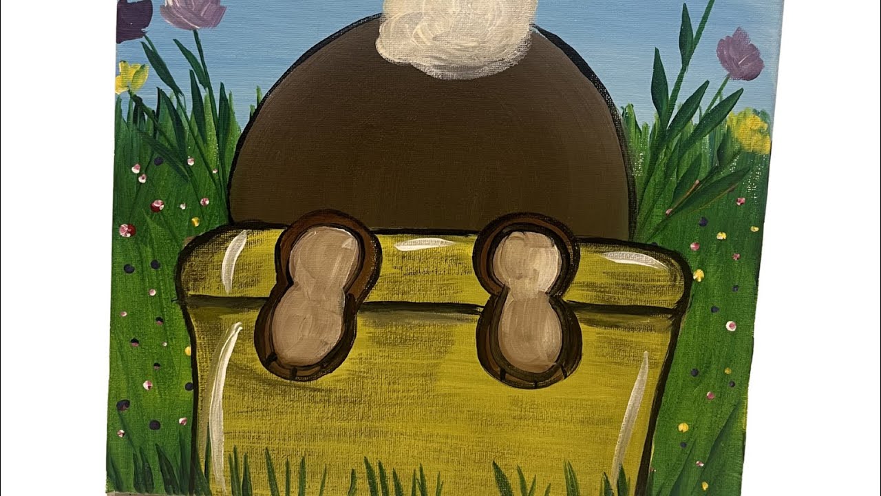 Easter Holiday Acrylic Painting| Easy painting for beginners 