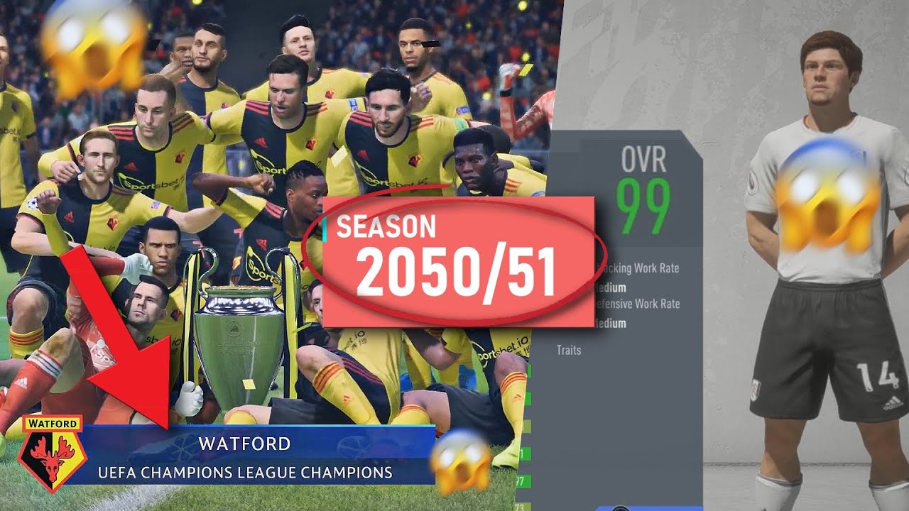 FIFA 20 career mode but it lasts forever