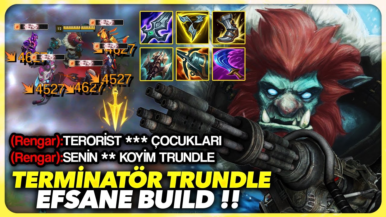 TRUNDLE + LULU SOPAYI TARAMALI TÜFEK GİBİ VURUYOR !! EFSANE BUİLD ORMAN TRUNDLE !! | Ogün Demirci