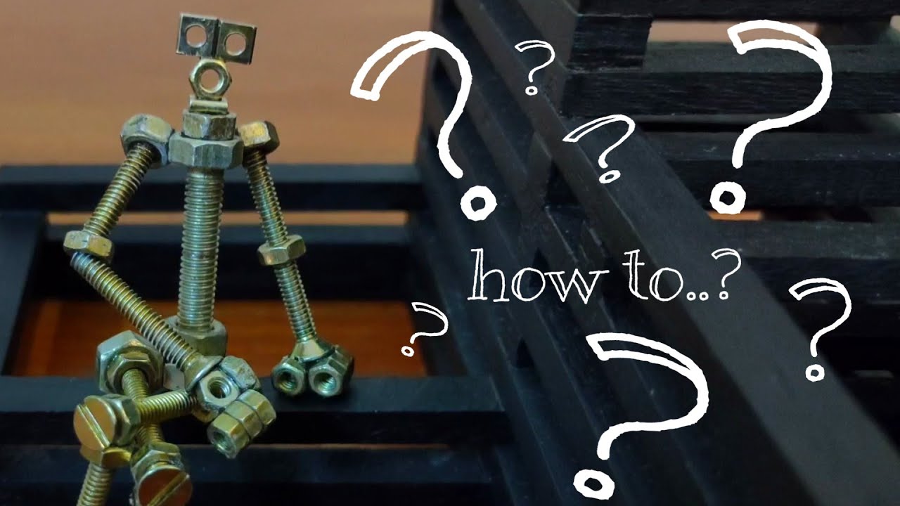 how to make a sculpture using nut and bolt