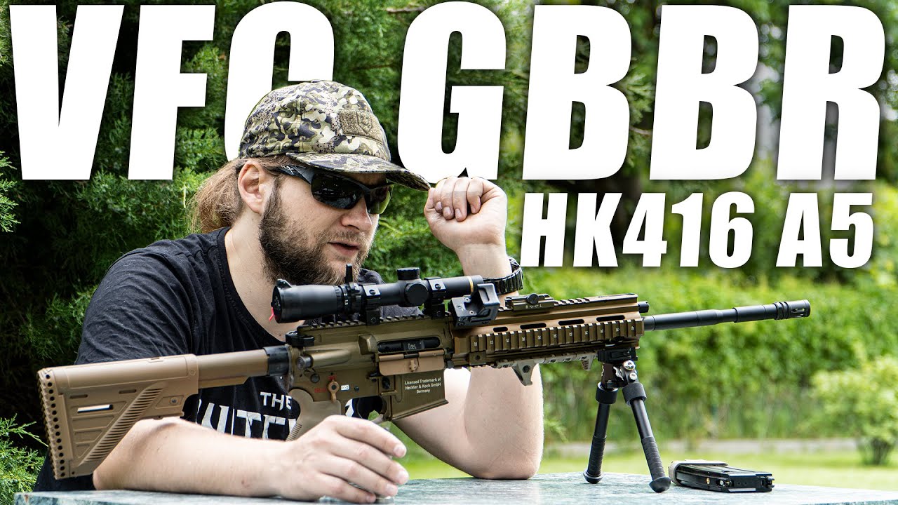 VFC GBBR HK416 A5 | Recenzja - Test - Opinia | Nagrywki z ekipą są trudne :P
