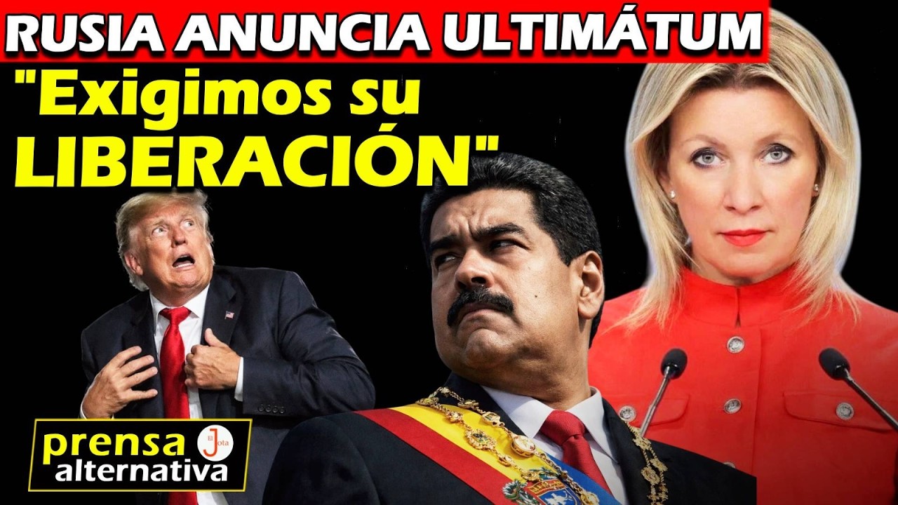 Zajárova activa operación rescate! Pide la liberación INMEDIATA de Maduro!