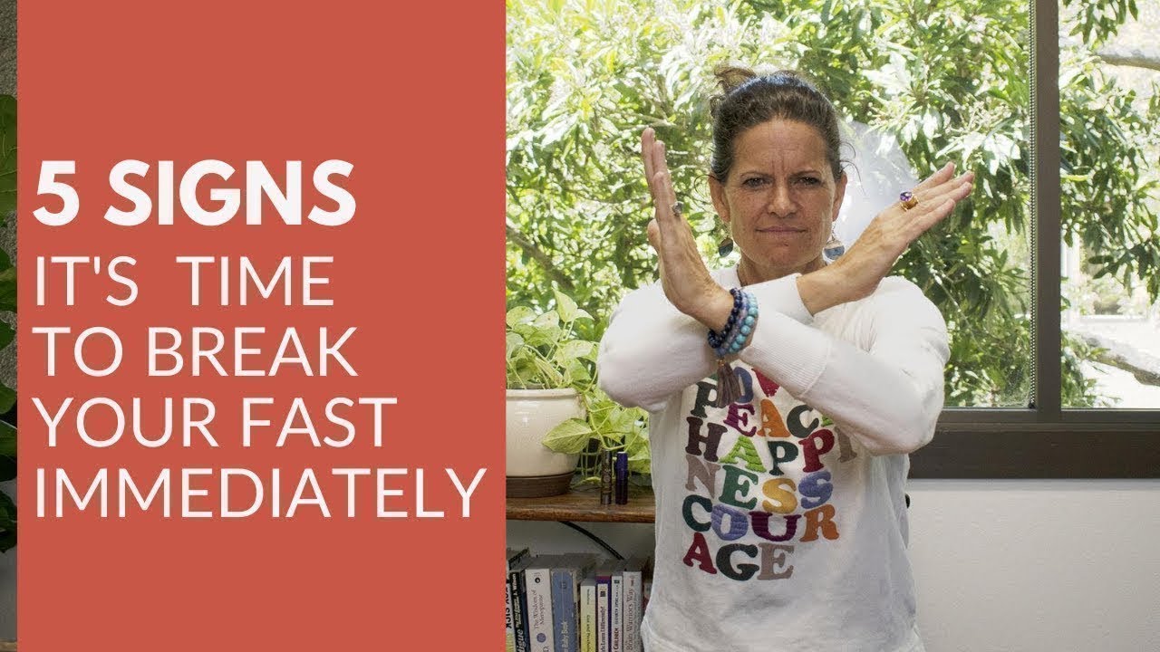 How Do You Know It's Time to Break A Fast