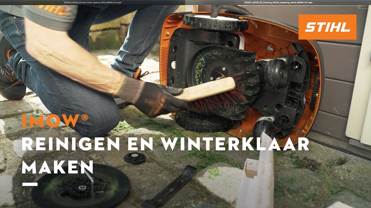 Reinigen en winterklaar maken - STIHL iMOW® robotmaaier