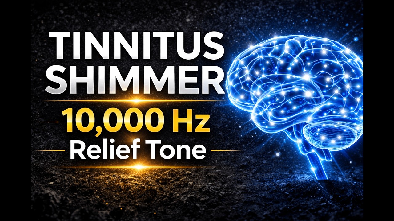 Tinnitus Shimmer Sound Therapy Relief | 4500Hz Ringing Ears Treatment | White Noise Sleep Aid