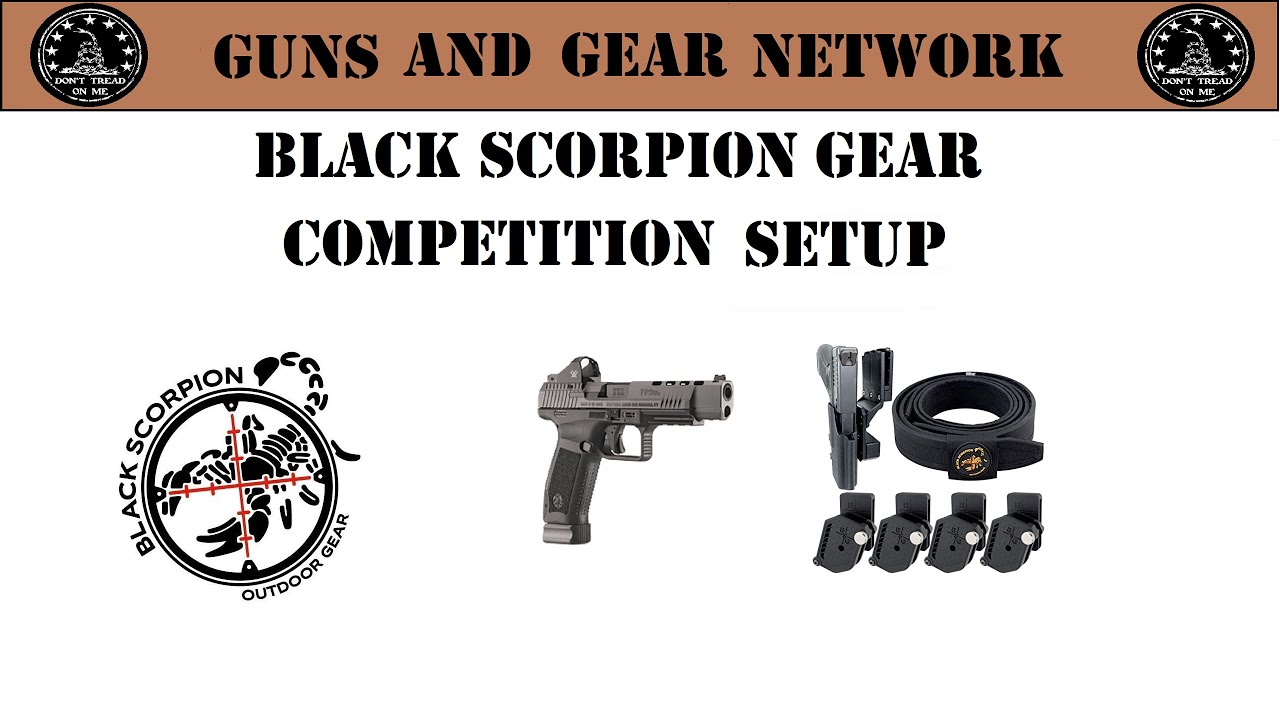 My Competition 3 Gun Belt Setup (Black Scorpion Gear)