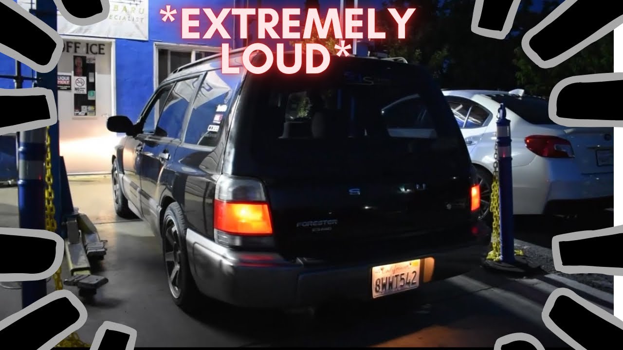 *NEW* Headers and Catless pipe on my 1999 Subaru Forester | *WAIT TILL END* | *DANGEROUSLY LOUD*