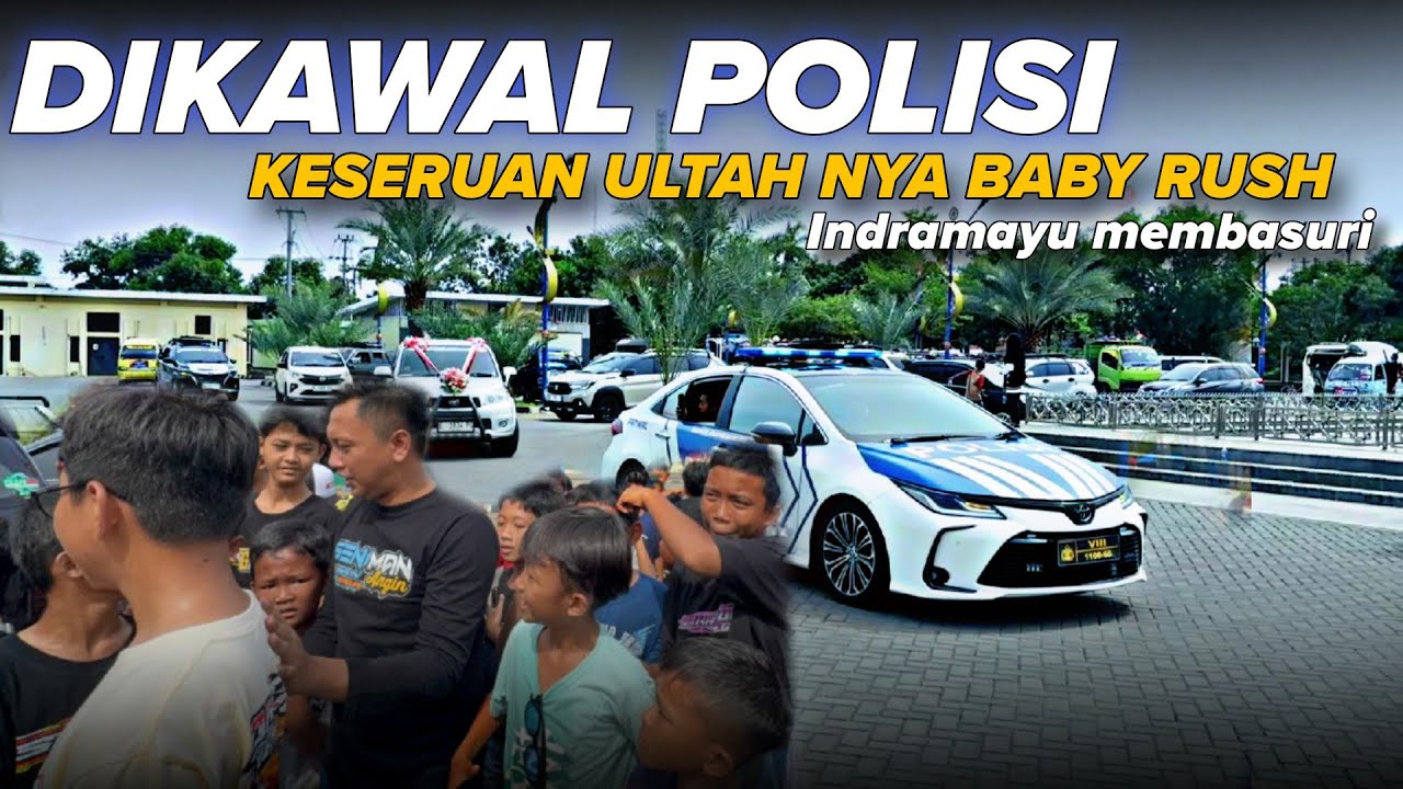 INDRAMAYU MEMBASURI ‼️ KESERUAN ULTAH NYA BABY RUSH DI PANTAI PATAYA