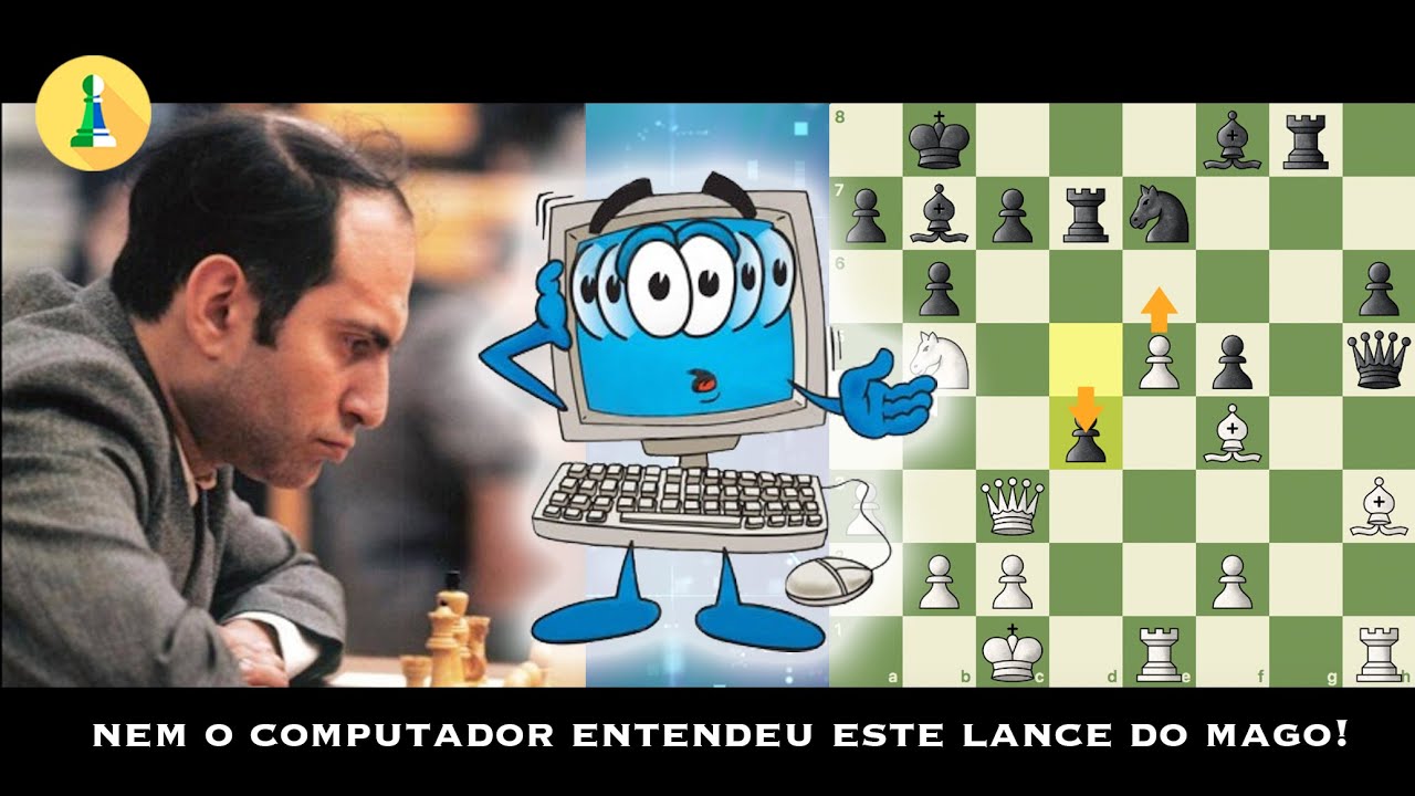 Os computadores não entendem este lance no jogo de xadrez | Mikhail Tal vs. Nikola Padevsky (1963)