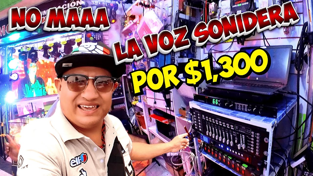 🔥 Encontré el clon de EL Poderosos Procesador de Voz para la Voz sonidera !! tan solo $1,300 pesos