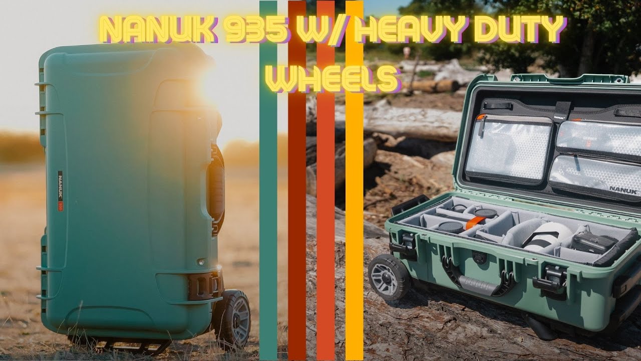 The Nanuk 935 Pro Photo Kit w/ Heavy Duty Wheels!  The Ultimate Gear Transporter!  Rugged & Hardcore