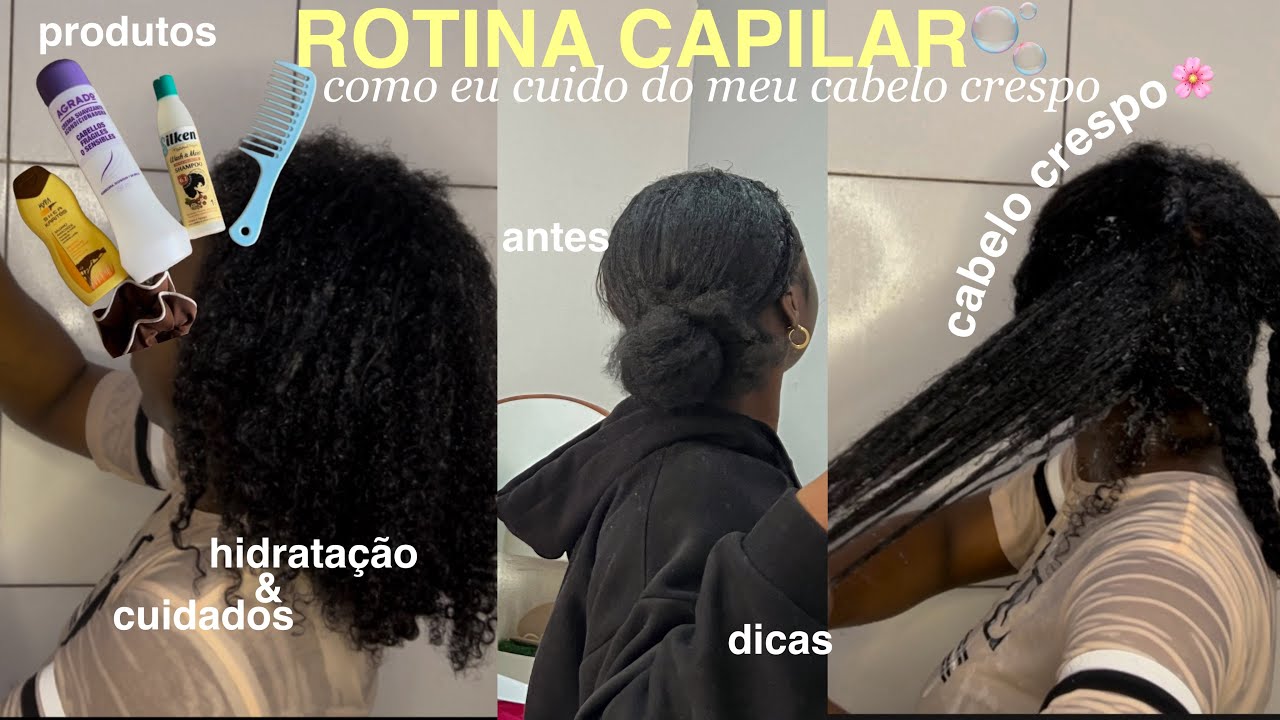 minha rotina capilar (cabelo crespo) | adsss ★