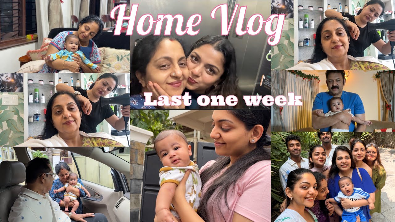 Home Vlog | My Last one week | Sindhu krishna 