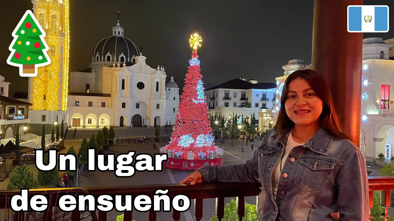 Así está la CIUDAD MILLONARIA CAYALÁ en ÉPOCA NAVIDEÑA en GUATEMALA, Zona 16 🇬🇹 VIDEO 4K | Celinaz