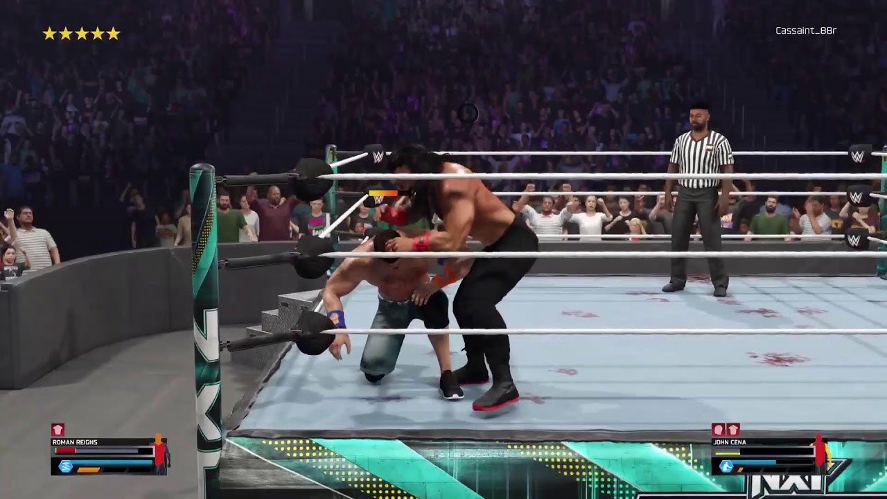 Roman reign  vs john cena
