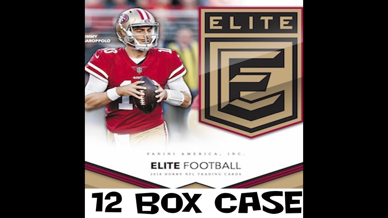 2018 Elite Football 12 Box Case Break #1