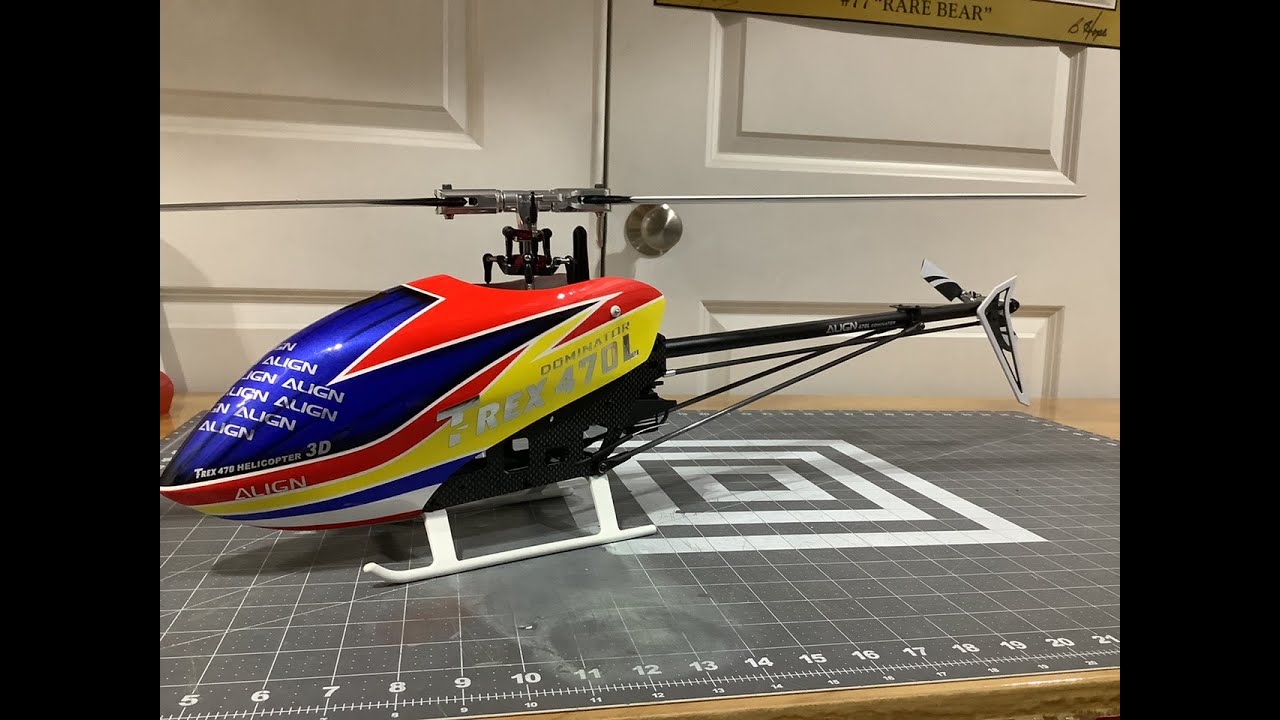 Trex 470LM after build