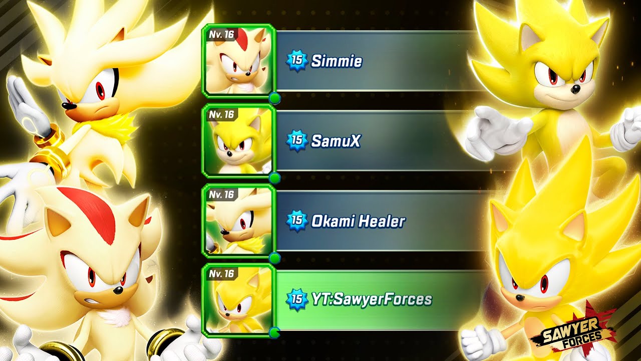 Sonic Forces Speed Battle: SUPERS MAX LEVEL Gameplay