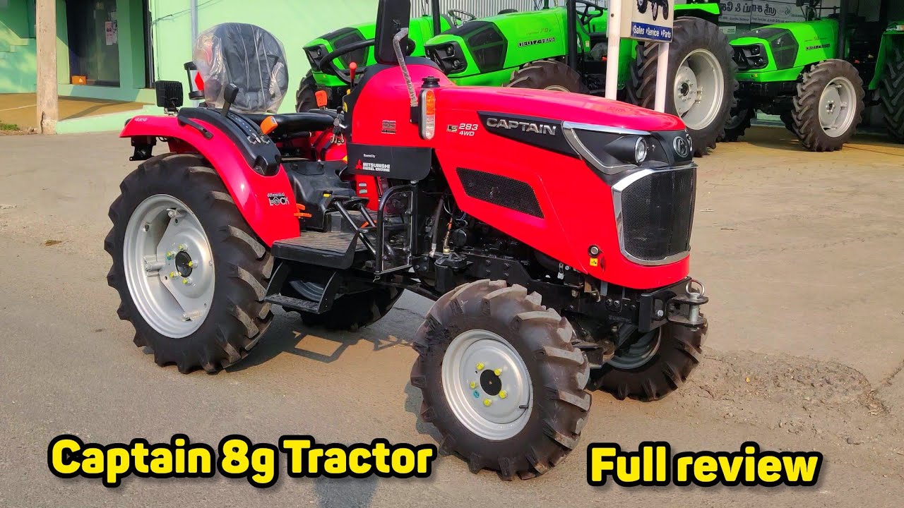 Captain 283 8g 27 HP 4wd mini tractor full review | Agriculture INDIA