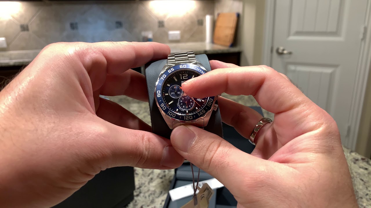 Unboxing Tag Heuer Formula 1 Blue Racing Watch
