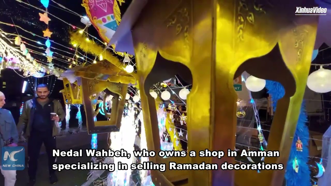 Traditional Ramadan lanterns made in China gain popularity in Jordan