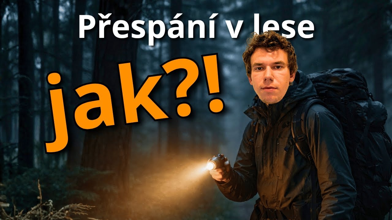 Přespání v lese: Jak to zvládnout JEDNODUŠE