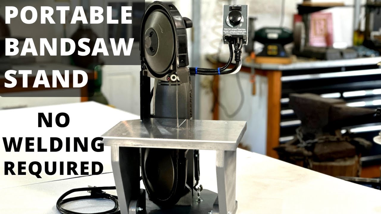 Portable bandsaw stand // no weld build