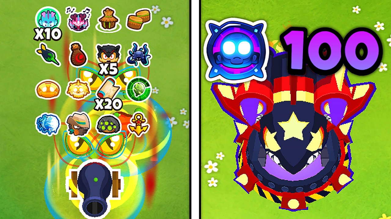 Czy Bomb Shooter 0-0-0 jest silniejszy niż PARAGON NA 100 LVL? - Bloons TD 6