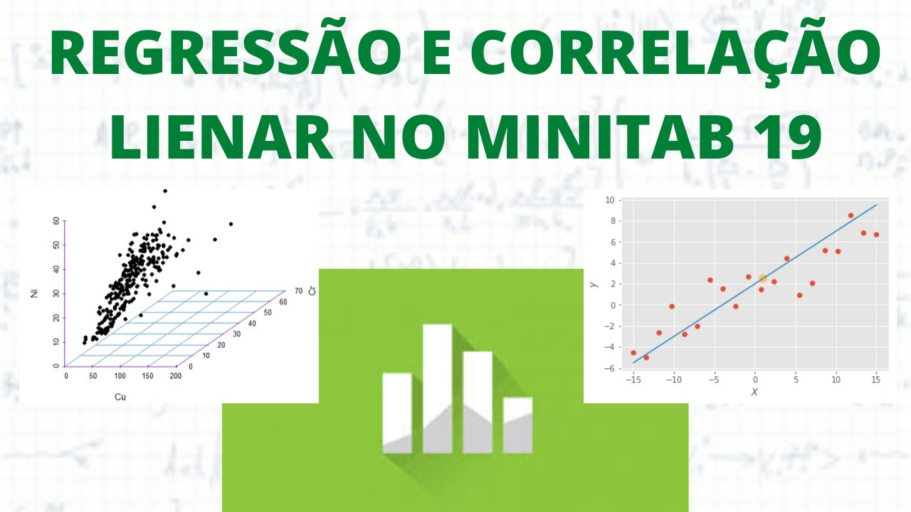 Correlação & Regressão Linear no Minitab