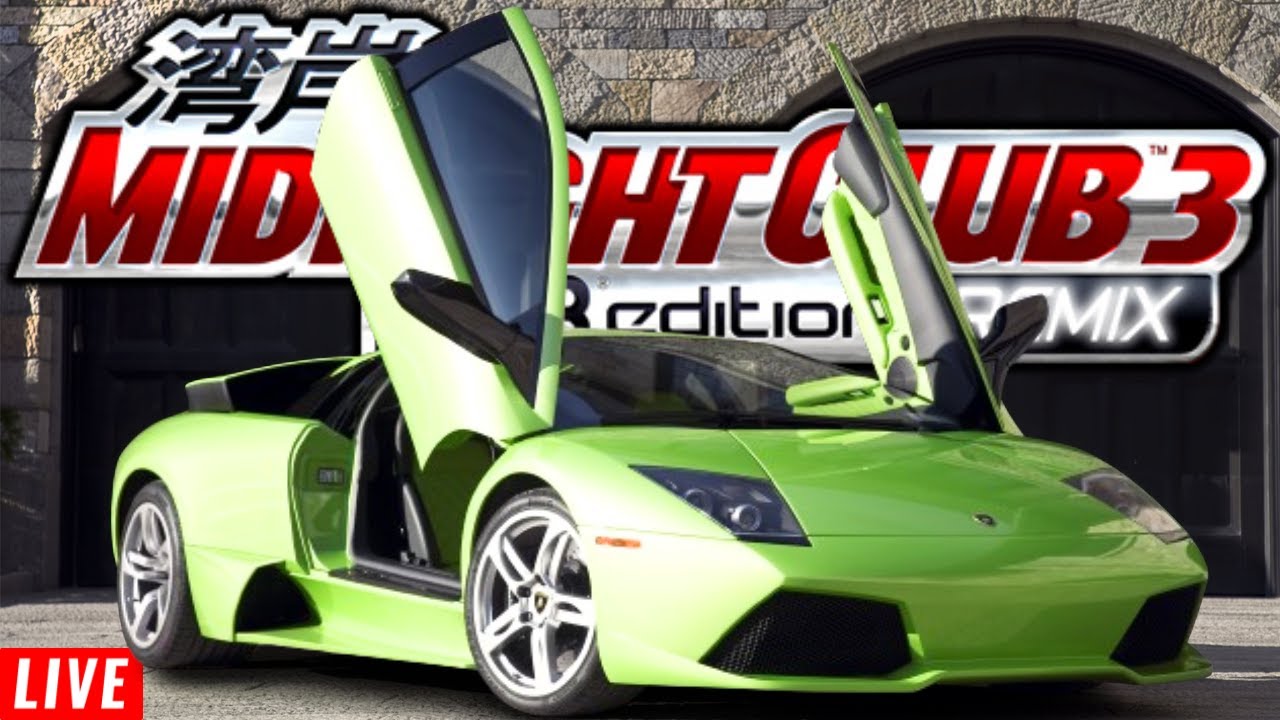 🔴 MONTANDO A GARAGEM MAIS INCRÍVEL JÁ FEITA NO MIDNIGHT CLUB 3!!! (AO VIVO)