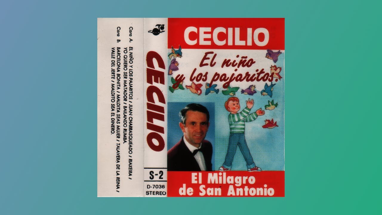 CECILIO, el niño y los pajaritos, 1996, cassette completo