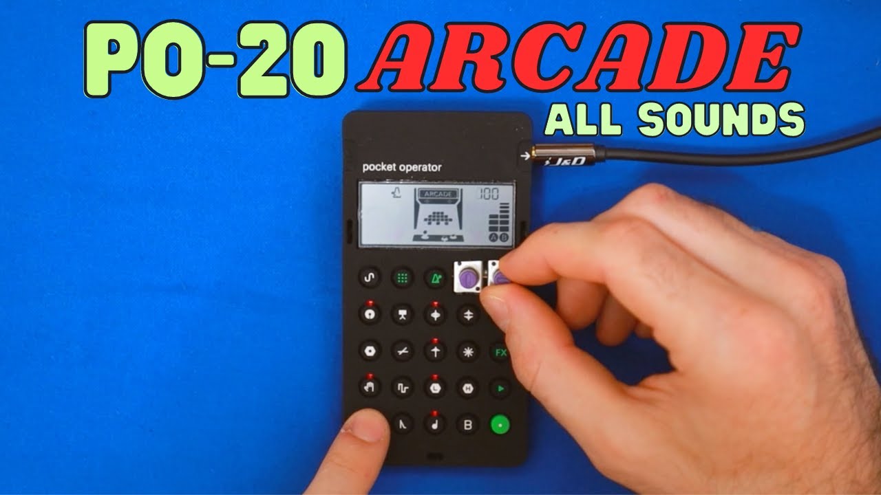 All sounds of the PO 20 Arcade // In + out of Context 🤐