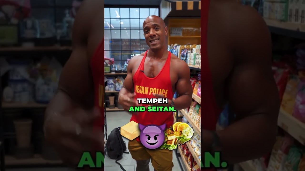 Do You Need Protein Powder To Build Vegan Muscle?🤔 #vegannutrition #veganprotein #gymlifestyle