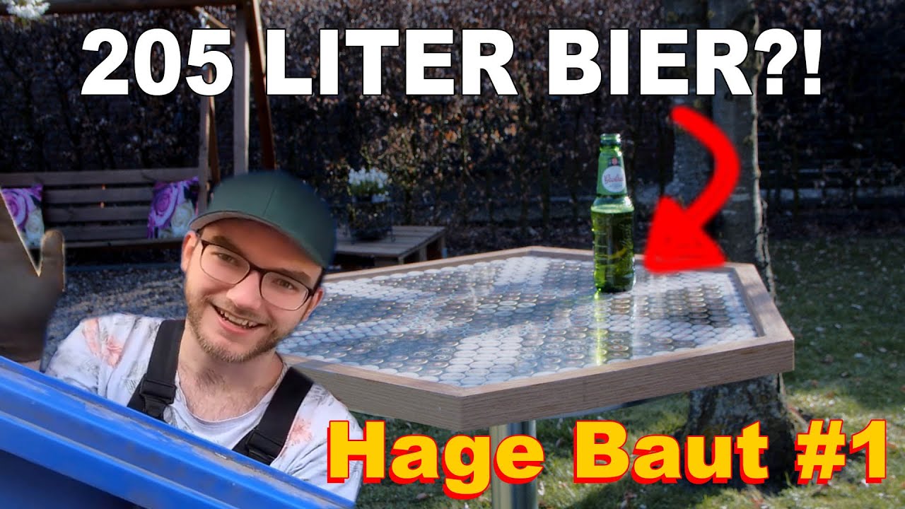Tischplatte aus Kronkorken!