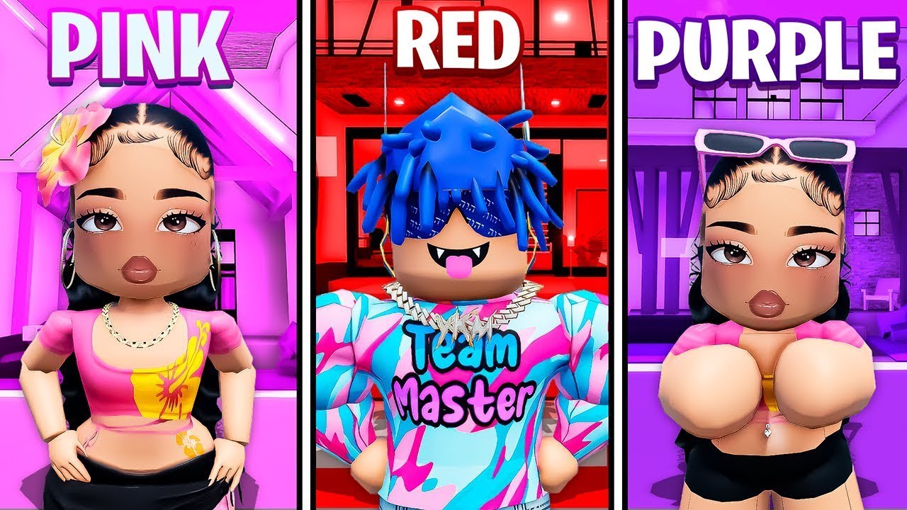 Living In ONE COLOR For 24 Hours MOVIE! (Brookhaven RP🏡)