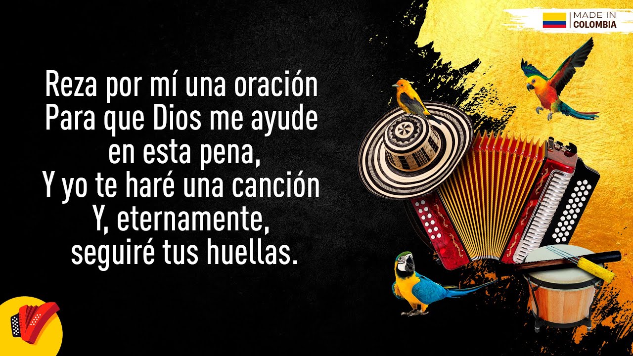 Seguiré Tus Huellas, Miguel Morales, Video Letra - Sentir Vallenato