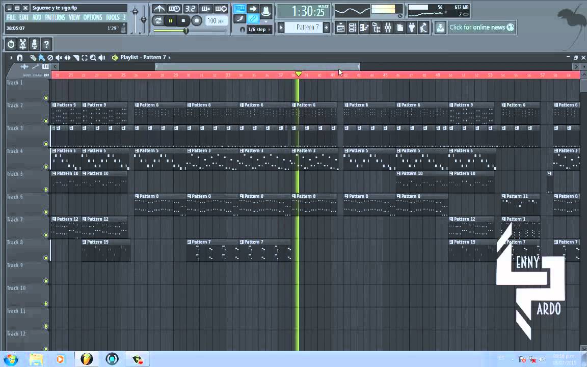 Daddy Yankee   Sigue y Te Sigo Instrumental