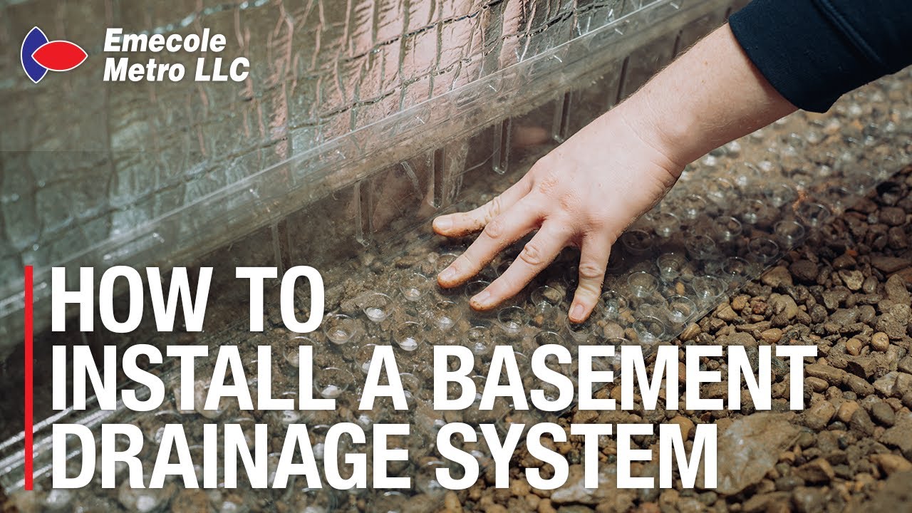 How to Install a Basement Drainage System
