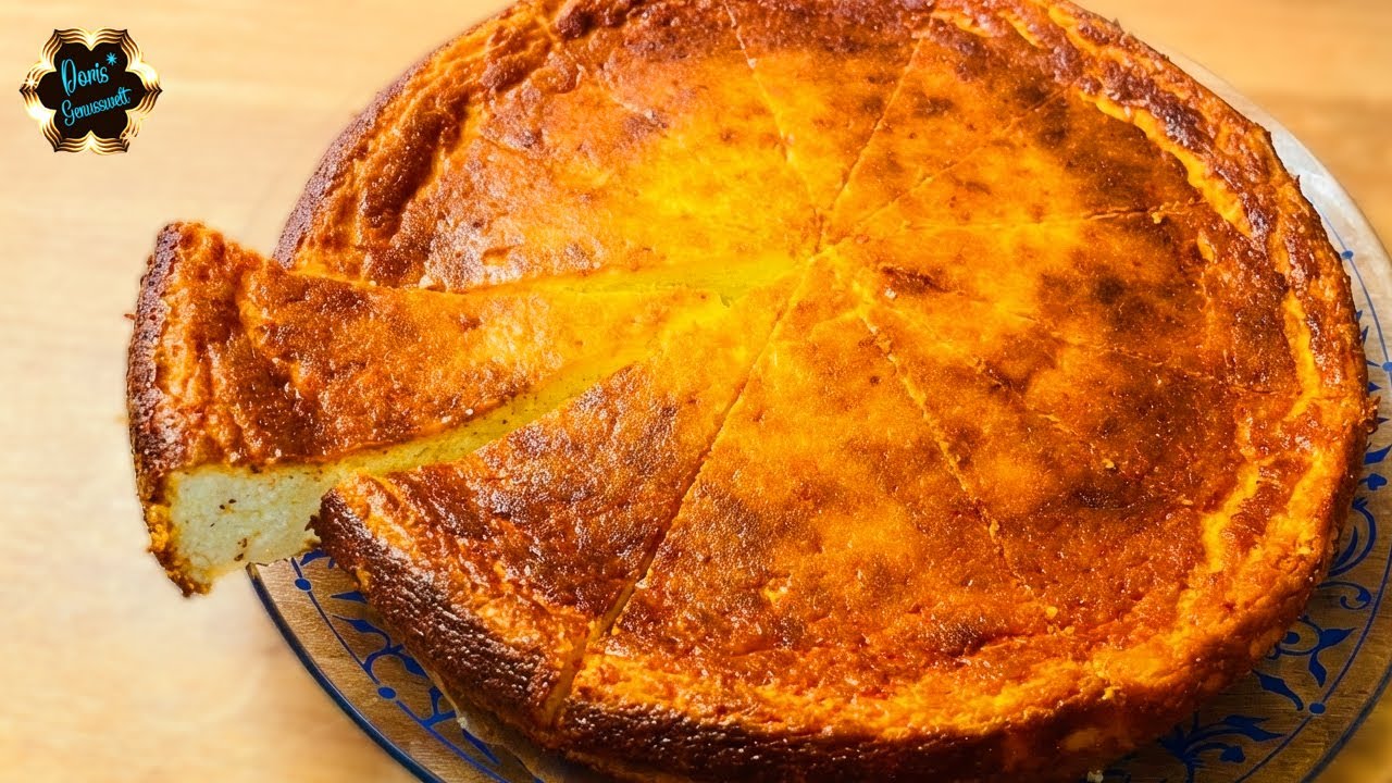 Der Klassiker, der immer geht -  Quarkkuchen ohne Boden