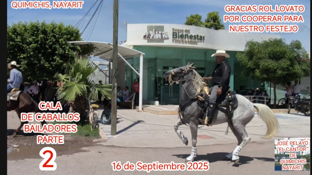 CALA DE CABALLOS SEGUNDA PARTE 16 DE SEPTIEMBRE 2025 QUIMICHIS, NAYARIT