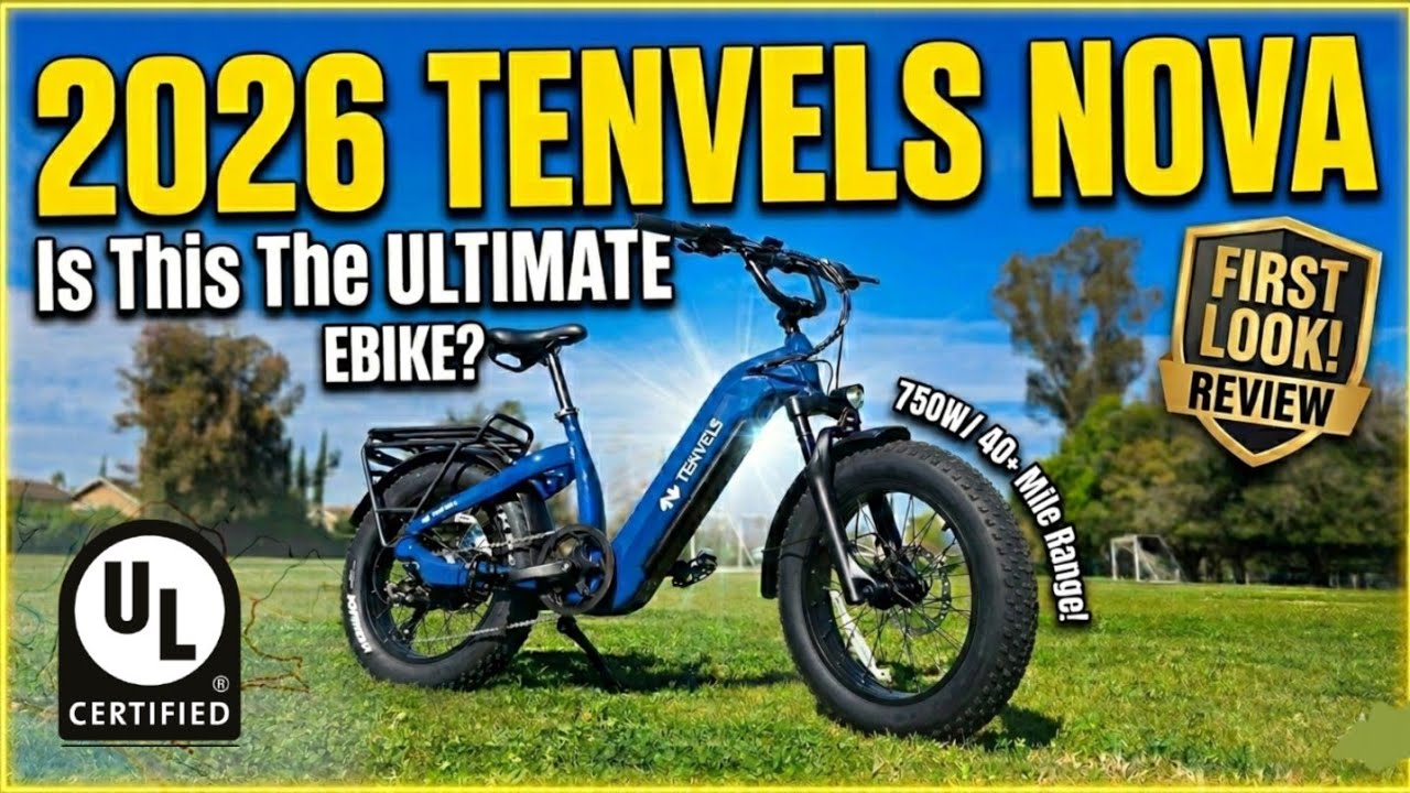 Этот электровелосипед меняет ощущения от езды на скорости ⚡ Tenvels Nova