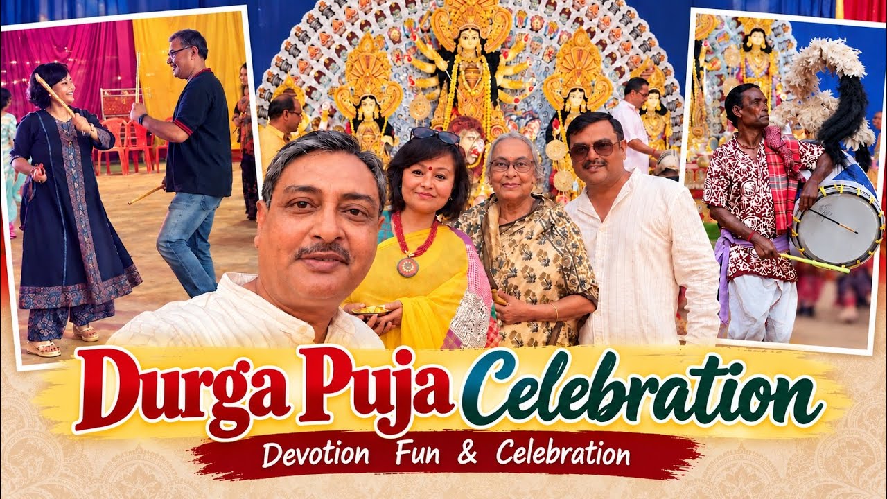 Maha Saptami ki puja ke sath sath enjoy bhi kiya 🙏💐| Durga Puja Celebration 2026 | Bela Thapa 