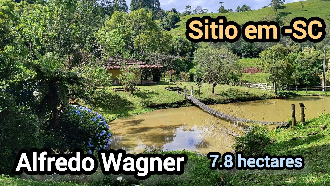 Sitio 4 açudes, araucárias e linda vista, Alfredo Wagner- SC. Valor R$1.100.000,00