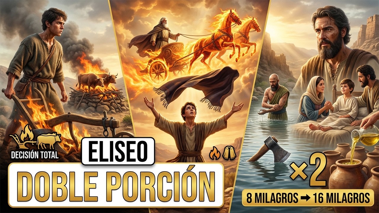 Eliseo Pidió ESTO Y Recibió DOBLE De Lo Que Tenía Elías (16 Milagros)