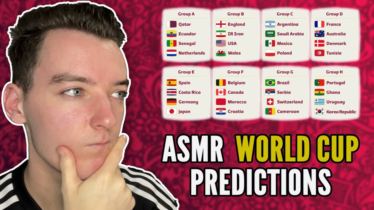 [ASMR] My World Cup Predictions!